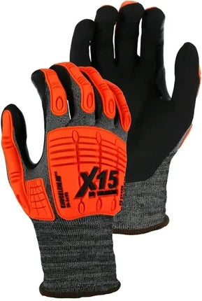 MAJESTIC - X15 KorPlex Cut, Impact & Puncture Resistant Glove w/Premium Foam Nitrile, A4 Coating - Becker Safety and Supply