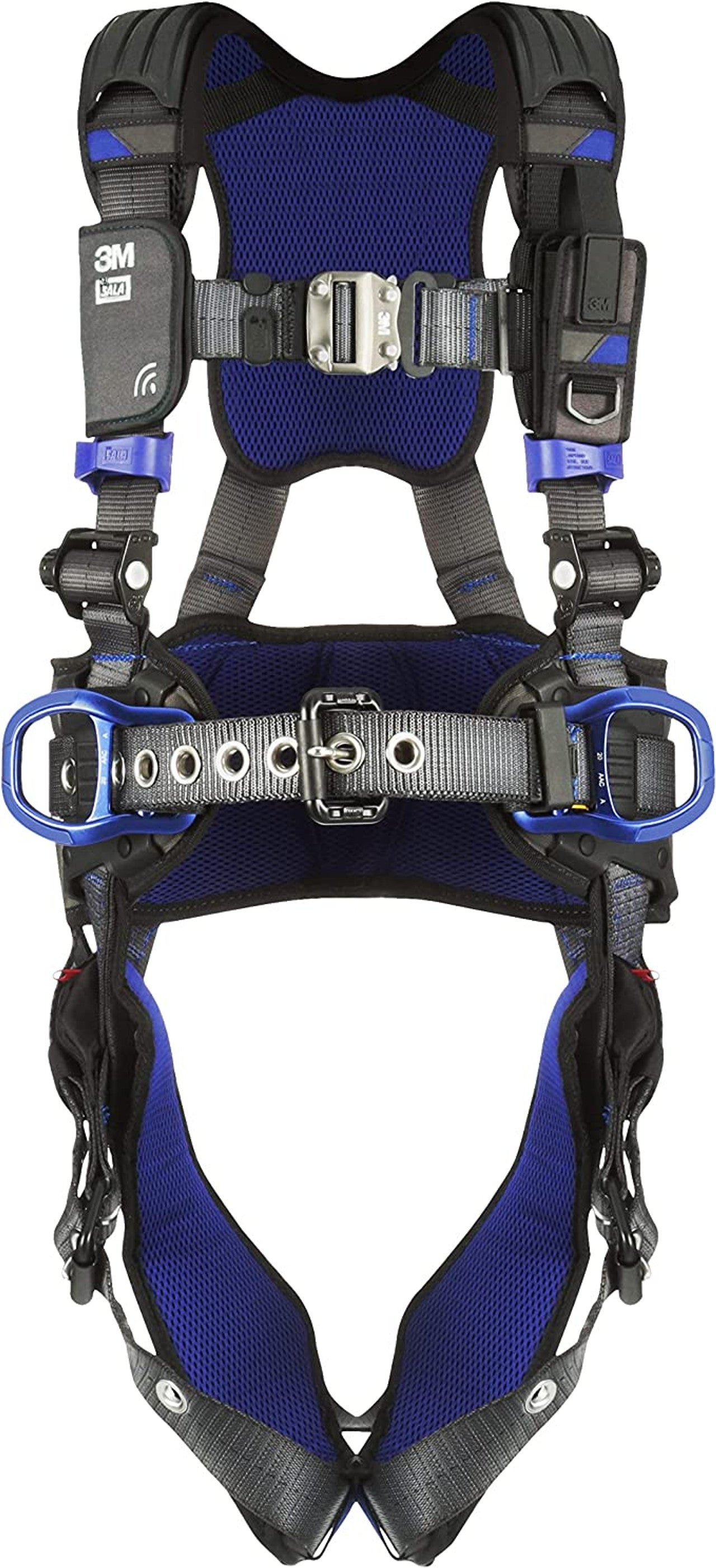 3M DBI-SALA ExoFit X300 Comfort Construction Positioning Safety Harness with belt - Back/Hip D-Rings - QuickConnect Leg and Chest-XL - Becker Safety and Supply