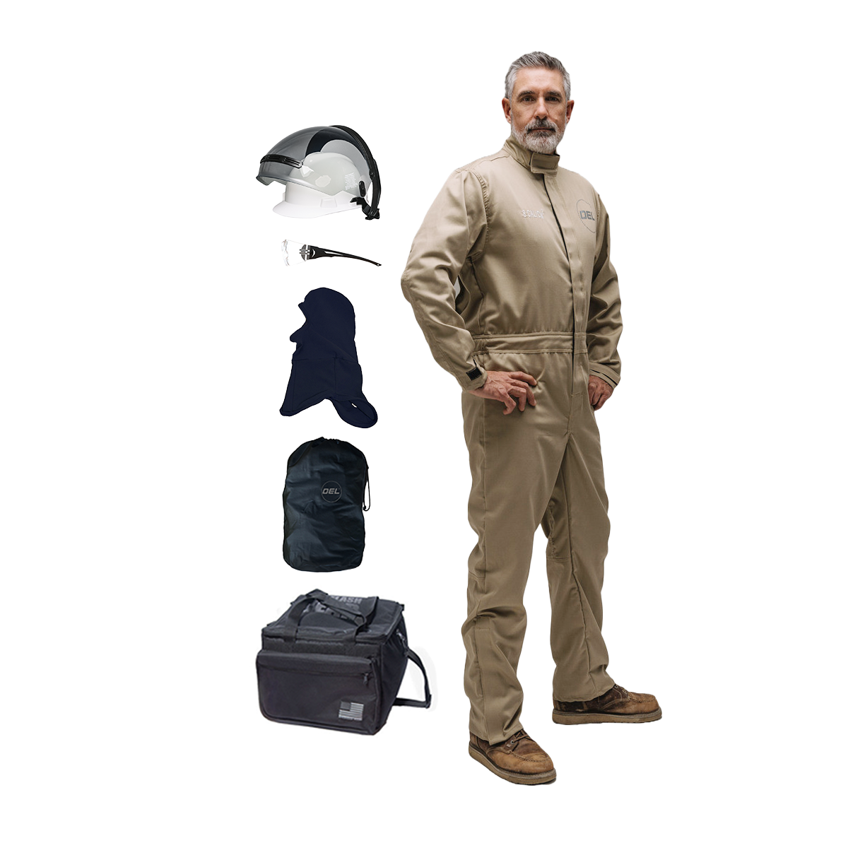 OEL - 12 Cal Jacket And Bib Overall Kit Headgear Mens