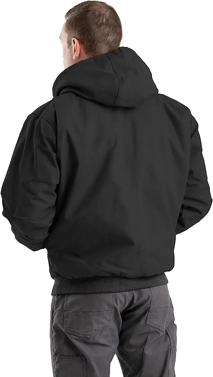 BERNE WORKWEAR - Heritage Hooded Jacket
Heavy-duty 100% cotton duck - BLACK - Becker Safety and Supply