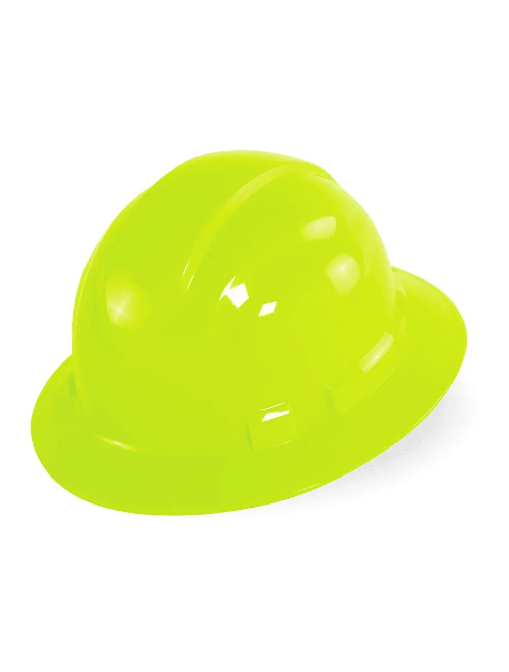 Bullhead Safety - Full Brim Style Hard Hat, Six-Point Ratchet Suspension - Becker Safety and Supply