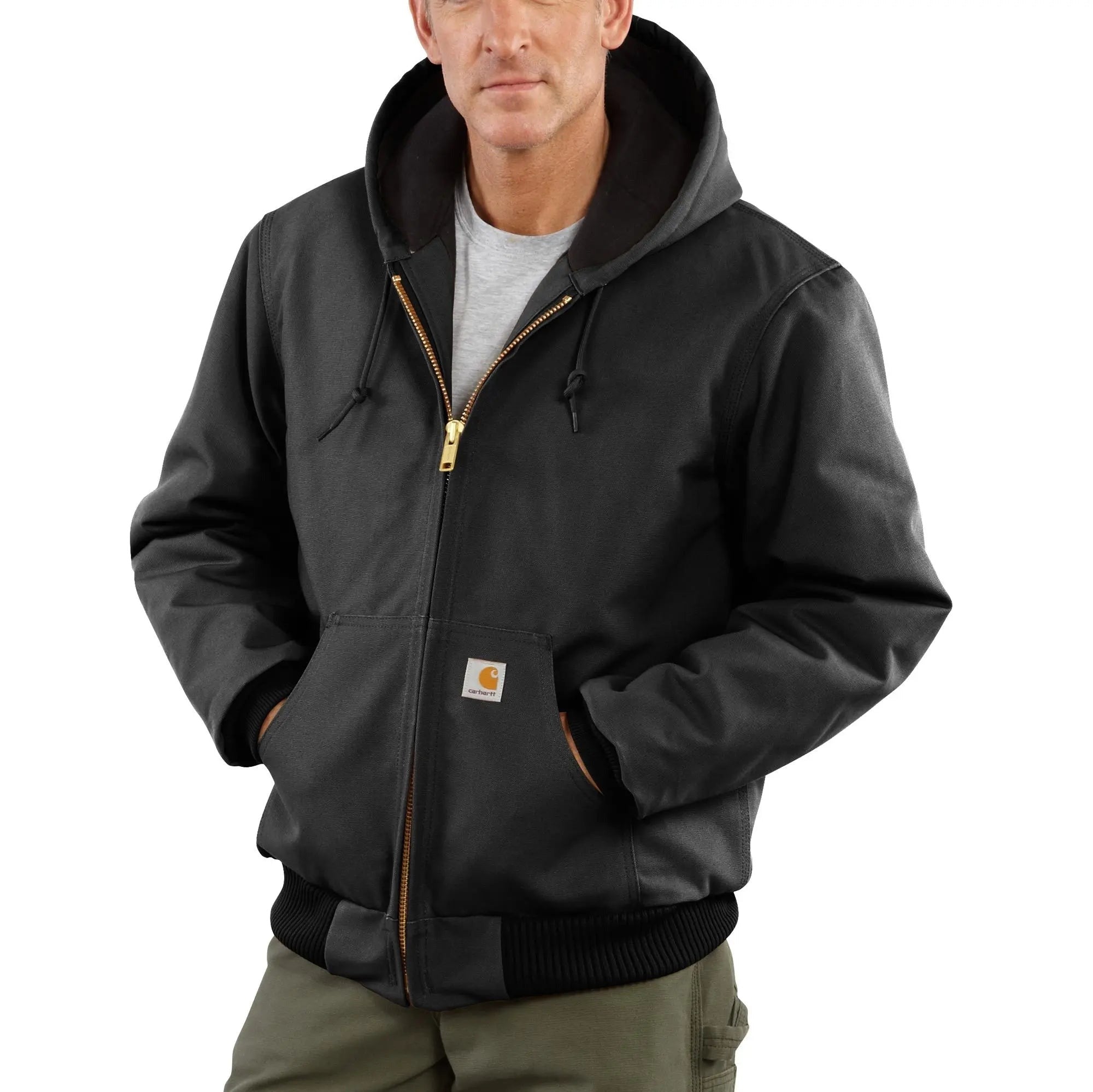 CARHARTT - Loose Fit Firm Duck Insulated Flannel Lined Active Jac - Becker Safety and Supply