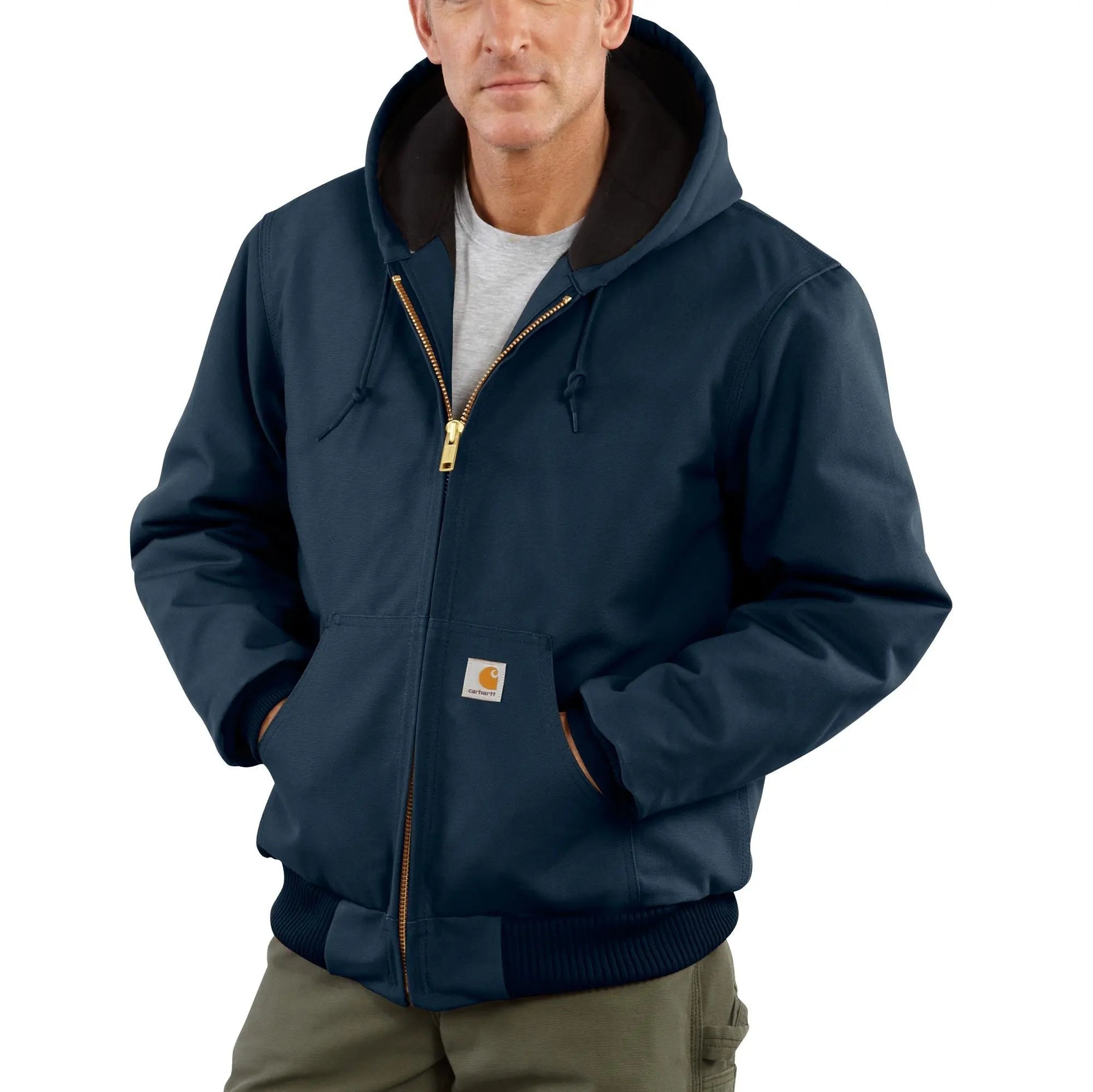 CARHARTT - Loose Fit Firm Duck Insulated Flannel Lined Active Jac - Becker Safety and Supply