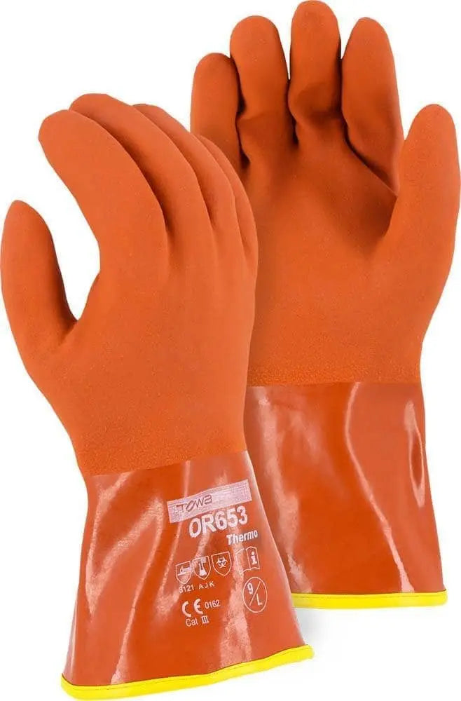 MAJESTIC - Winter Lined PVC Double Dipped Glove on Seamless Knit Shell with Removable Liner - Becker Safety and Supply