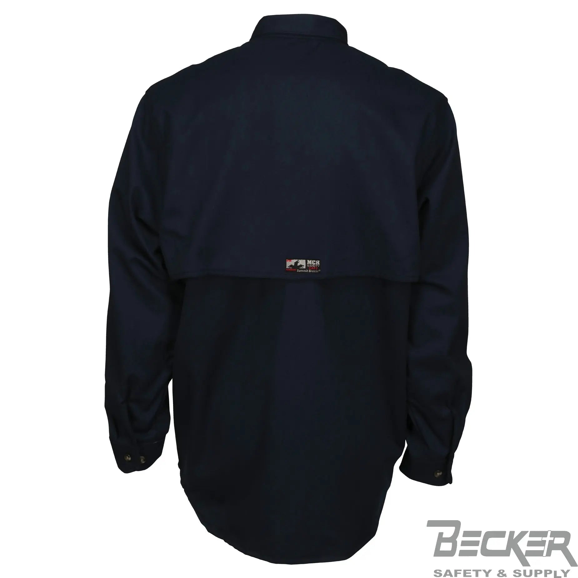MCR - FR 7oz Triple Vented Work Shirt, Navy Becker Safety and Supply