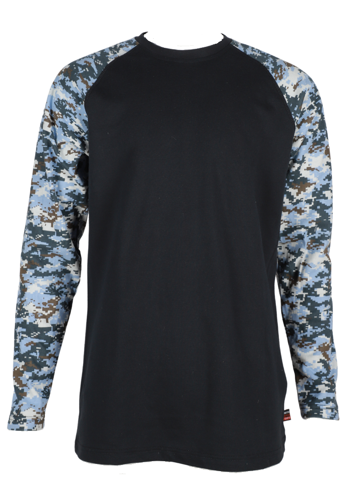 Forge -FR Men'S Camo Crew Neck Longsleeve T-Shirt - Becker Safety and Supply