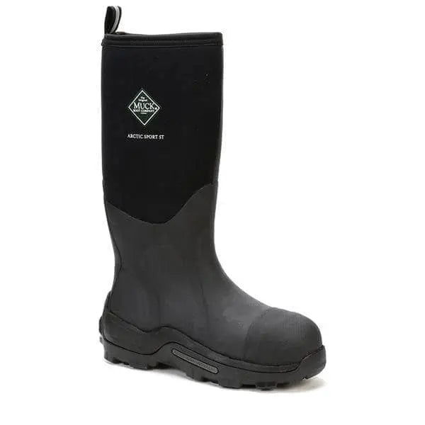 MUCK - Artic Sport Tall Steel Toe Boot, Black - - Becker Safety and Supply