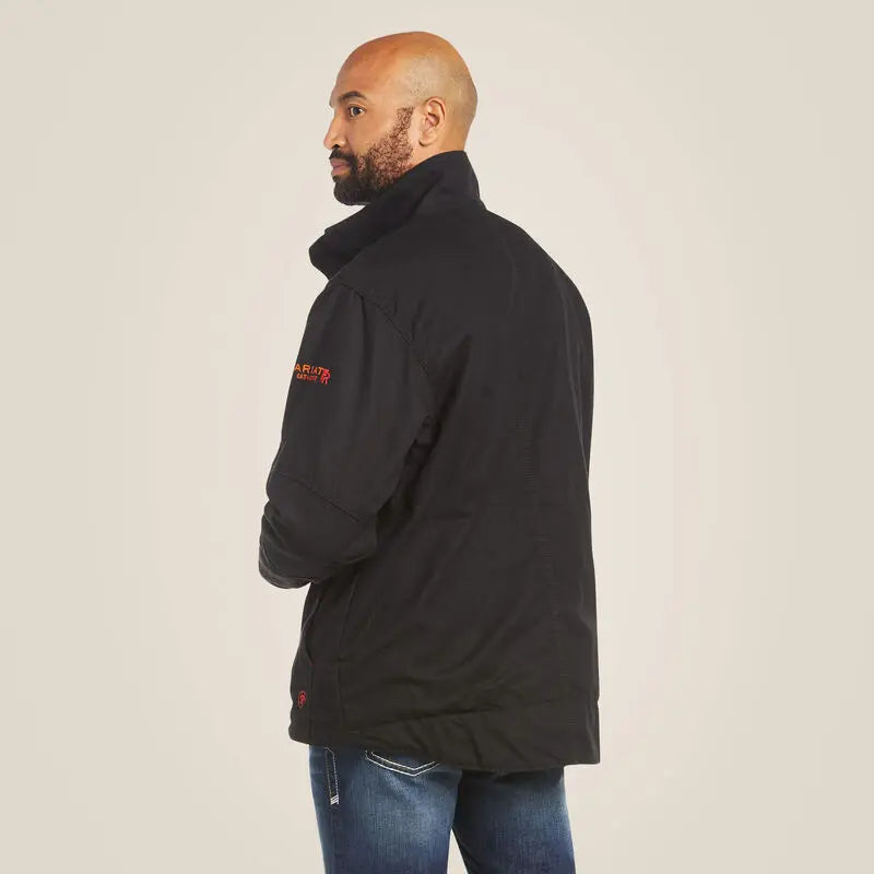ARIAT - FR WORKHORSE JACKET - BLACK - 11.6 oz FR Duck Canvas - NFPA 70E / NFPA 2112 Becker Safety and Supply