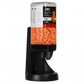 PIP - Prefilled Mega Bullet Plus Ear Plug Dispenser - 500 Pairs - NRR 33, Uncorded - Becker Safety and Supply