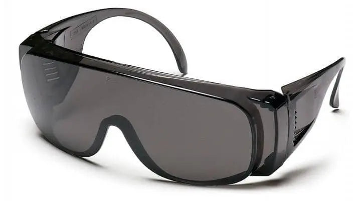 PYRAMEX - Solo Over the Glasses Jumbo Safety Glasses, Gray - Becker Safety and Supply