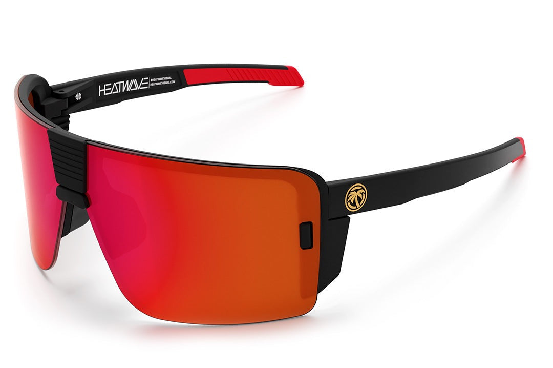 Heatwave - Gafas de sol polarizadas negras XL Vector Z87+