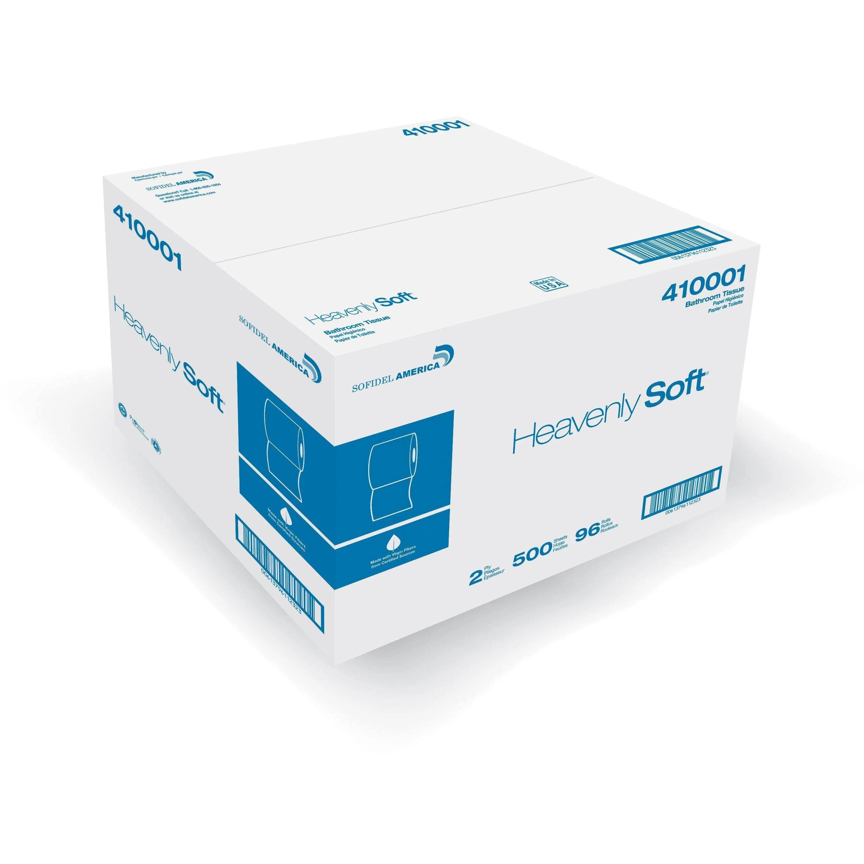 SOFIDEL - Heavenly Soft Bath Tissue 2ply  96 Rolls/cs - Becker Safety and Supply