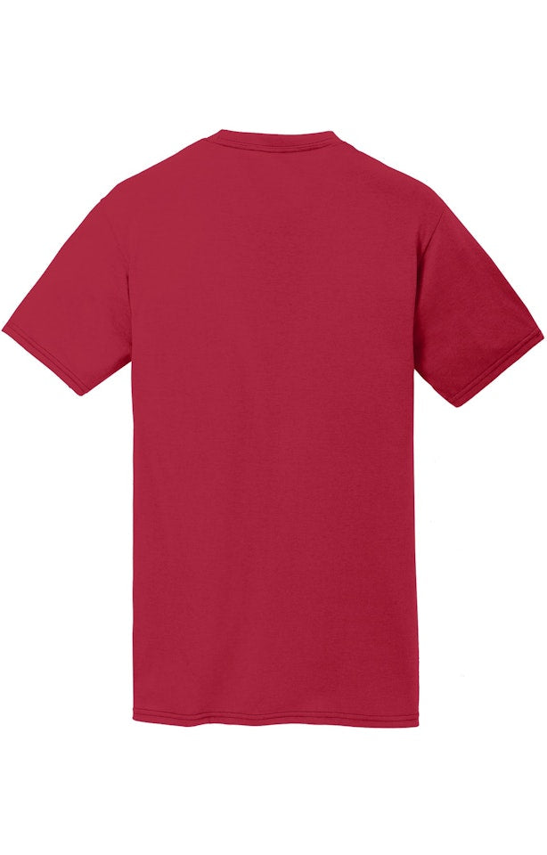 PORT & COMPANY - Short Sleeve Performance Blend Tee Red