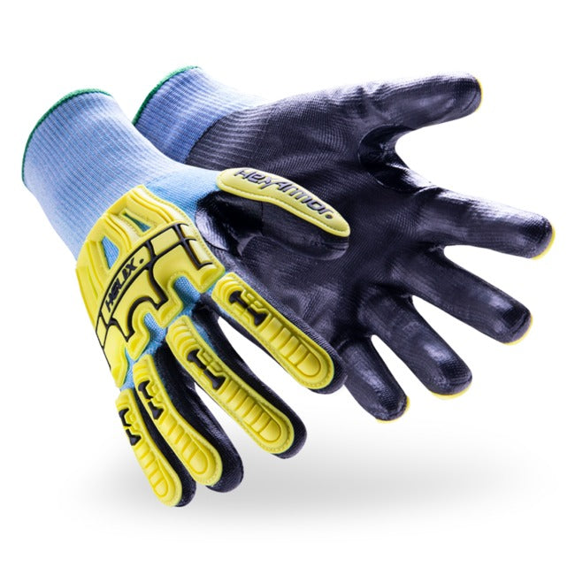 HEXARMOR - Helix Core Series 3012 - 15 Guage - PU Coated - 360 Degree A5 - Becker Safety and Supply
