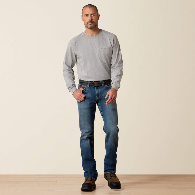 ARIAT - FR M7 Slim DuraStretch Adkins Stackable Straight Leg Jean - Becker Safety and Supply