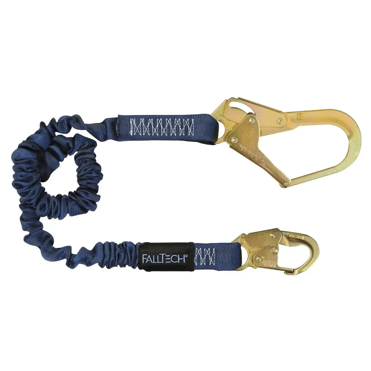 FallTech - ElasTech 6' Lanyard with Snap hook and Steel Rebar Hook - Becker Safety and Supply