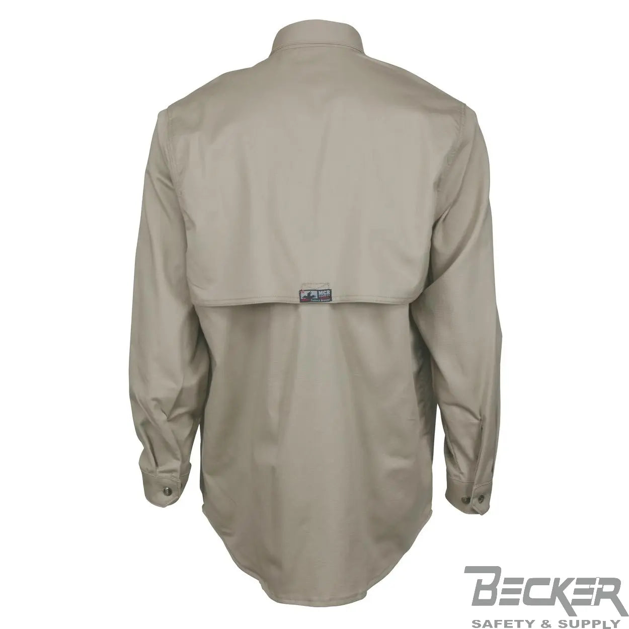 MCR - FR 7oz Triple Vented Work Shirt, Tan  Becker Safety and Supply
