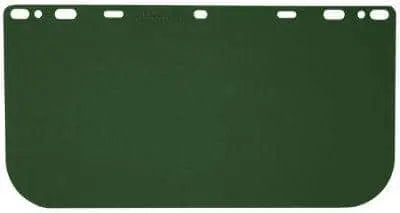 MCR SAFETY - Safety Face Shield Universal Impact Resistant Polycarbonate Material Medium, Green - Becker Safety and Supply