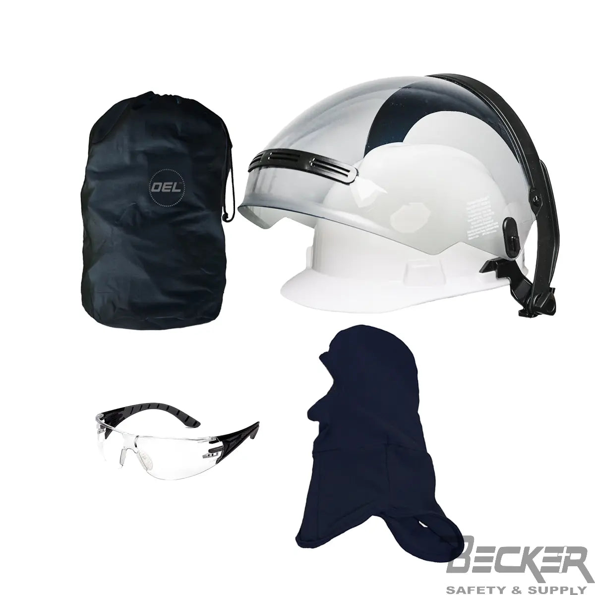 OEL - 12 Cal Cm2 Freedom Faceshield And Hardhat  Becker Safety and Supply