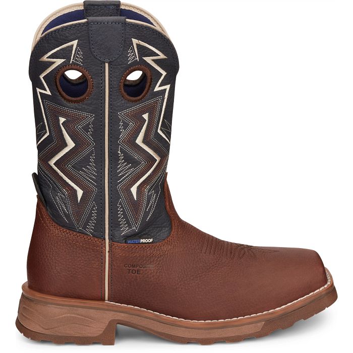TONY LAMA - FORCE 11" WIDE SQUARE COMPOSITE TOE WATERPROOF WORK BOOT - Becker Safety and Supply